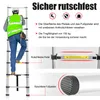 YZNAHRE Teleskopleiter 2,6m Leiter Ausziehbar Aluminium mit Produktbild-Vorschau 4