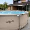 VirtuFit Rundbecken Ø244 x 76 cm Beige mit Filterpumpe Produktbild-Vorschau 10