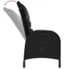 vidaXL Chaises de jardin 2 pcs. Poly rotin noir Voir les images du produit 13