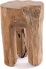 BAUMSTAMM HOCKER "LOG" | 41x29 cm (HxB), natur | Sitzhocker Produktbild-Vorschau 1