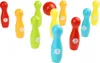 Mini-Geschicklichkeitsspiel Bowling aus Holz für Kinder Produktbild-Vorschau 1