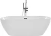 A white freestanding bathtub with a chrome faucet. Podgląd zdjęcia produktu