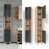 Vicco Badschrank Fynn, 30 x 190 cm, Anthrazit/Goldkraft Produktbild-Vorschau 2