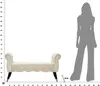 FURNLUX Ottomane Paris Beige 120cm / Hauptfarbe: Beige / Produktbild-Vorschau 12