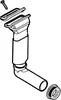 An exploded view diagram of a plumbing fitting. Produktbild-Vorschau