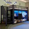 Hochbett mit Kleiderschrank, LED-Streifen, Lattenrost, Produktbild-Vorschau 4