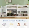 okwish multifunkční dětská postel 90*200 cm ze dřeva, se Náhled obrázku produktu 3