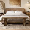 Banco in legno massello lungo 150 cm, ideale come banco Anteprima dell’immagine prodotto 5