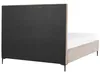 BELIANI Łóżko beżowoszare welurowe 160 x 200 cm Podgląd zdjęcia produktu 5