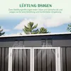 Metall Gerätehaus Gartenhaus mit Pultdach Fundament Produktbild-Vorschau 8