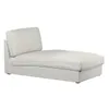 Dekoria Bezug für Kivik Recamiere Sofa, hellgrau, Bezug für Produktbild-Vorschau 2