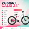 VTT 24 pouces, Shimano 7 vitesses, suspension, freins à Voir les images du produit 2