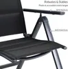 Set de 2 chaises de jardin aluminium dossier réglable 8 Voir les images du produit 2
