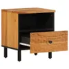 Nachttisch 40x33x46 cm Massivholz Akazie Produktbild-Vorschau 4
