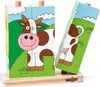 Woody Woody Würfelpuzzle Tiere 93055 Produktbild-Vorschau 3