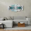 Italienischer Leinwand Leinwandbild - Turquoise blizzard Produktbild-Vorschau 4