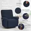 Elastický kryt na polohovací křeslo Stretch Jacquard Kryt Náhled obrázku produktu 3