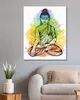 Zuty - Malen nach Zahlen - FARBIGER BUDDHA, 40x50 cm, ohne Produktbild-Vorschau 2