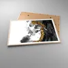Gerahmtes Poster - Rahmen in heller Eiche - Abstraktion Produktbild-Vorschau 3