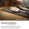 Eckiges Filz-Platzset im 4er Set anthrazit Produktbild-Vorschau 3