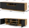 Lowboard TV Schrank Aura 150 cm Hängend oder Stehen Produktbild-Vorschau 7