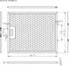 NEG Edelstahl Fettfilter FF15E-15 (33,8x27,7 cm) für Produktbild-Vorschau 2