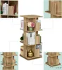 Scaffale Relaxdays, girevole a 360 gradi, 3 ripiani, Anteprima dell’immagine prodotto 5