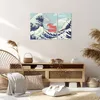 Bild auf Leinwand - Leinwandbild - 3 Teile - Rot modern Produktbild-Vorschau 7