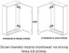 Szafka z lustrem czarna 45x16x75 czarny/dąb Omeble Podgląd zdjęcia produktu 8