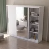 Schwebetürenschrank Kleiderschrank Schrank mit Spiegel Produktbild-Vorschau 6