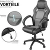 TRESKO Racing fotel gabinetowy fotel biurowy fotel obrotowy Podgląd zdjęcia produktu 5