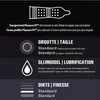 Diagrams and text describing features of a condom. Náhľad obrázku produktu