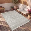 Outdoor Teppich Flachgewebe modern Boho Ethno wetterfest Produktbild-Vorschau 2