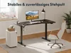 SANODESK QS1 160 x 75 cm Výškově nastavitelný stolní Náhled obrázku produktu 3