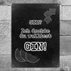 Metallschild XXL in 28x38 cm mit Spruch GYM? Ich dachte du Produktbild-Vorschau 7