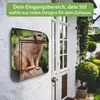 banjado Design Briefkasten Stahl schwarz mit Zeitungsfach Produktbild-Vorschau 3
