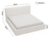 BESILIO Posteľ s boxom a rámom do spálne 180x200 Gloria - Náhľad obrázku produktu 8