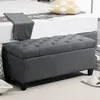 Čalouněná lavice s úložným prostorem HOMCOM 838-166CG - A Náhled obrázku produktu 3