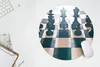 MuchoWow® Mauspad Mousepad Die schwarzen Schachfiguren auf Produktbild-Vorschau 5