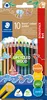 STAEDTLER Dreikant-Buntstift Noris colour jumbo 9+1 Etui Produktbild-Vorschau 1