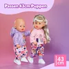 BABY born Sneaker in pink ODER türkis für 43cm Puppen - NUR Produktbild-Vorschau 4