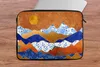 Pouzdro na notebook 13 palců Delft Blue - Zlatá - Vzory Náhled obrázku produktu 5