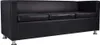 Sofa 3-Sitzer Kunstleder Schwarz Produktbild-Vorschau 5