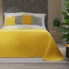 VELVI Gesteppte Tagesdecke - Sonnengelb - 170x210 cm Produktbild-Vorschau 3