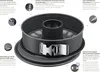 KAISER La Forme Plus Springform mit Flach- und Rohrboden 26 Produktbild-Vorschau 4