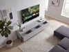 FineBuy Lowboard 150cm TV Kommode Grau Rechteckig mit 3 Produktbild-Vorschau 2