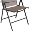 2er Garten Klappstuhl Gartenstuhl Textilen Anthrazit Schokobraun 7 Pos Produktbild-Vorschau