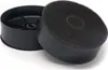A black carbon filter for a kitchen hood, shown from a slightly elevated angle. Voir les images du produit