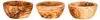 3er Set Schüssel ca. 12x4cm Schale Holz Olivenholz Produktbild-Vorschau 1