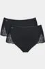 sloggi Damen Maxislip 2-Pack Pure Sense Luxe - BLACK - Produktbild-Vorschau 7